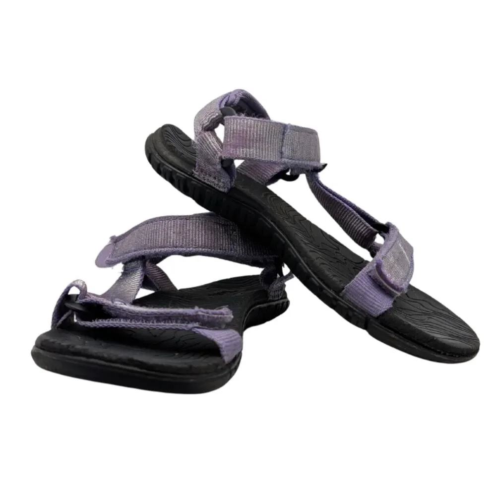 Teva Sparkly Purple Kids Hurricane Sandal Size Toddler 12